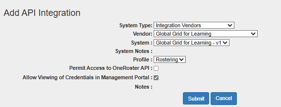 Global Grid API
