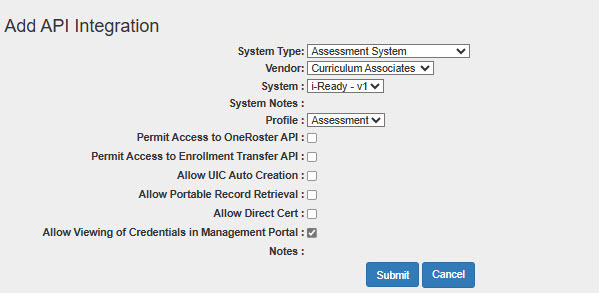 I-Ready API