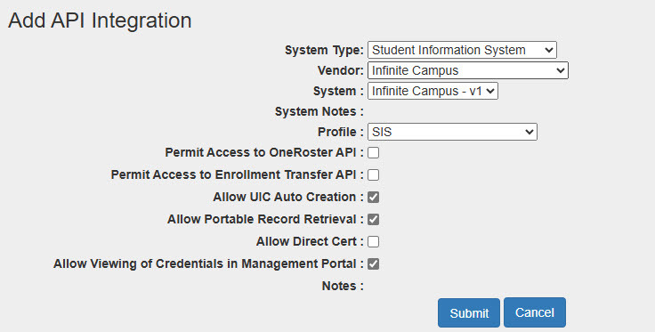 IC API